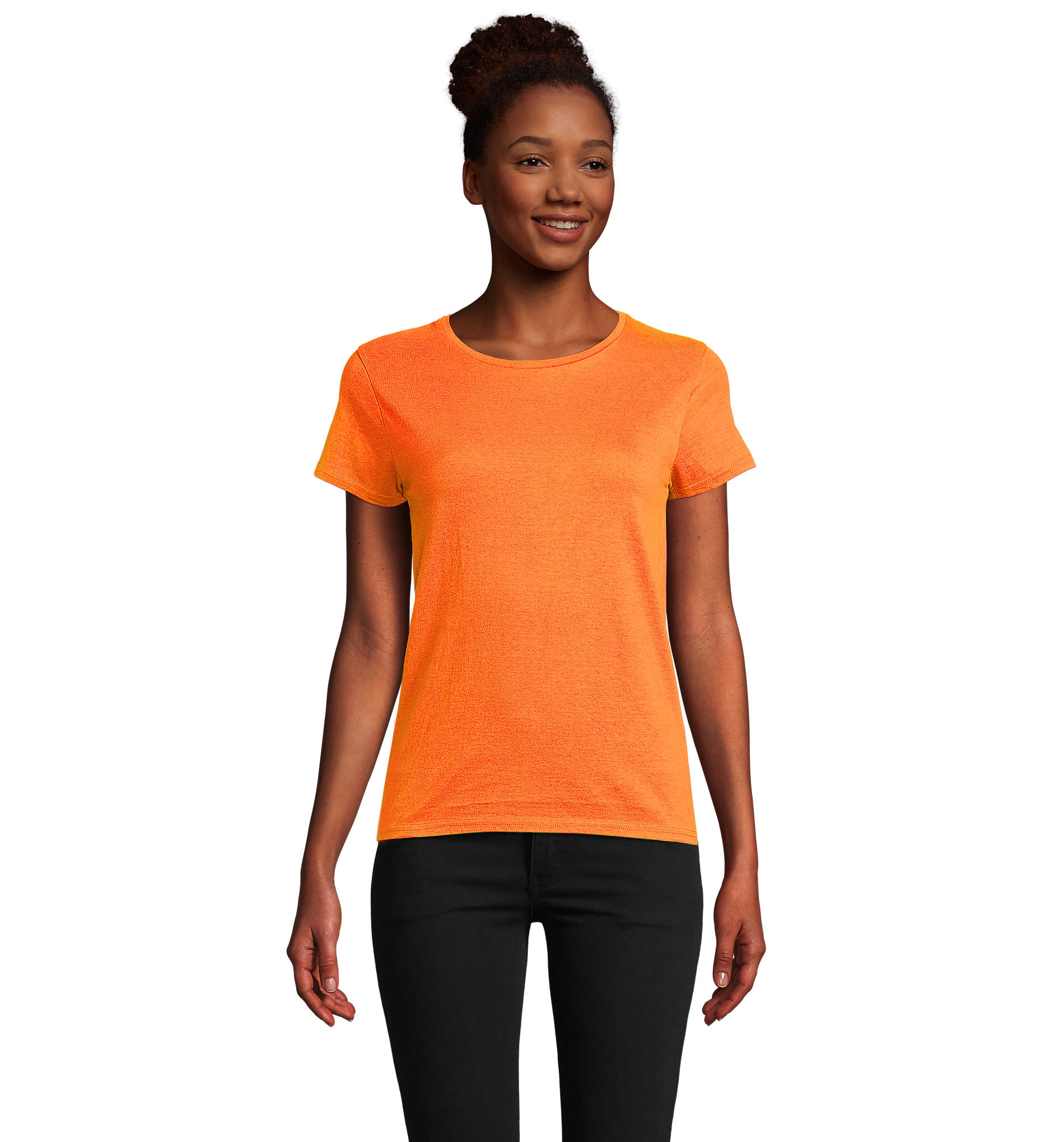 T-shirt publicitaire coton bio 150g femme Crusader Orange 1